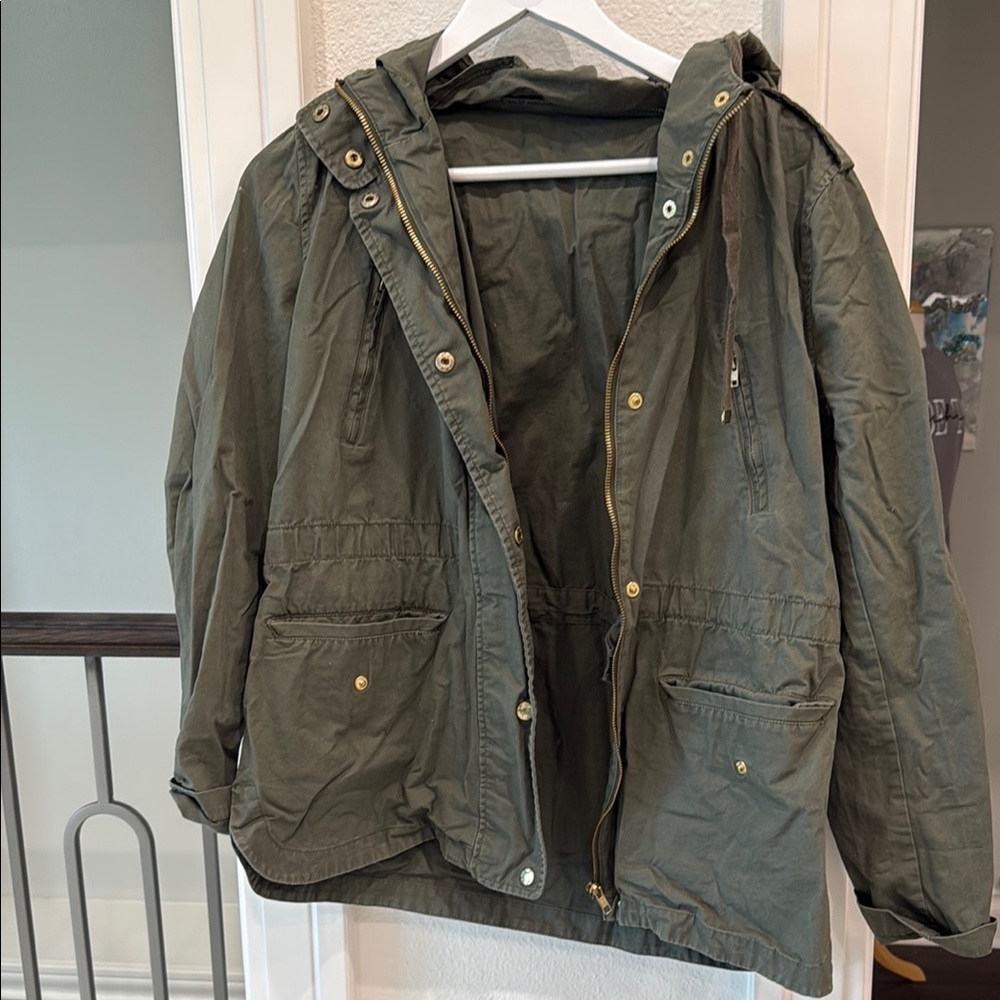 Forever 21 Olive Utility Jacket